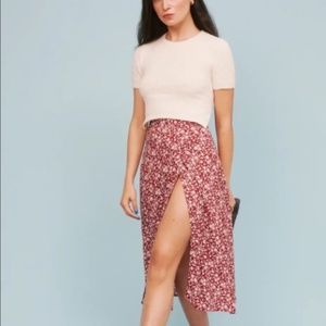 Reformation Betty Skirt in Flower Girl